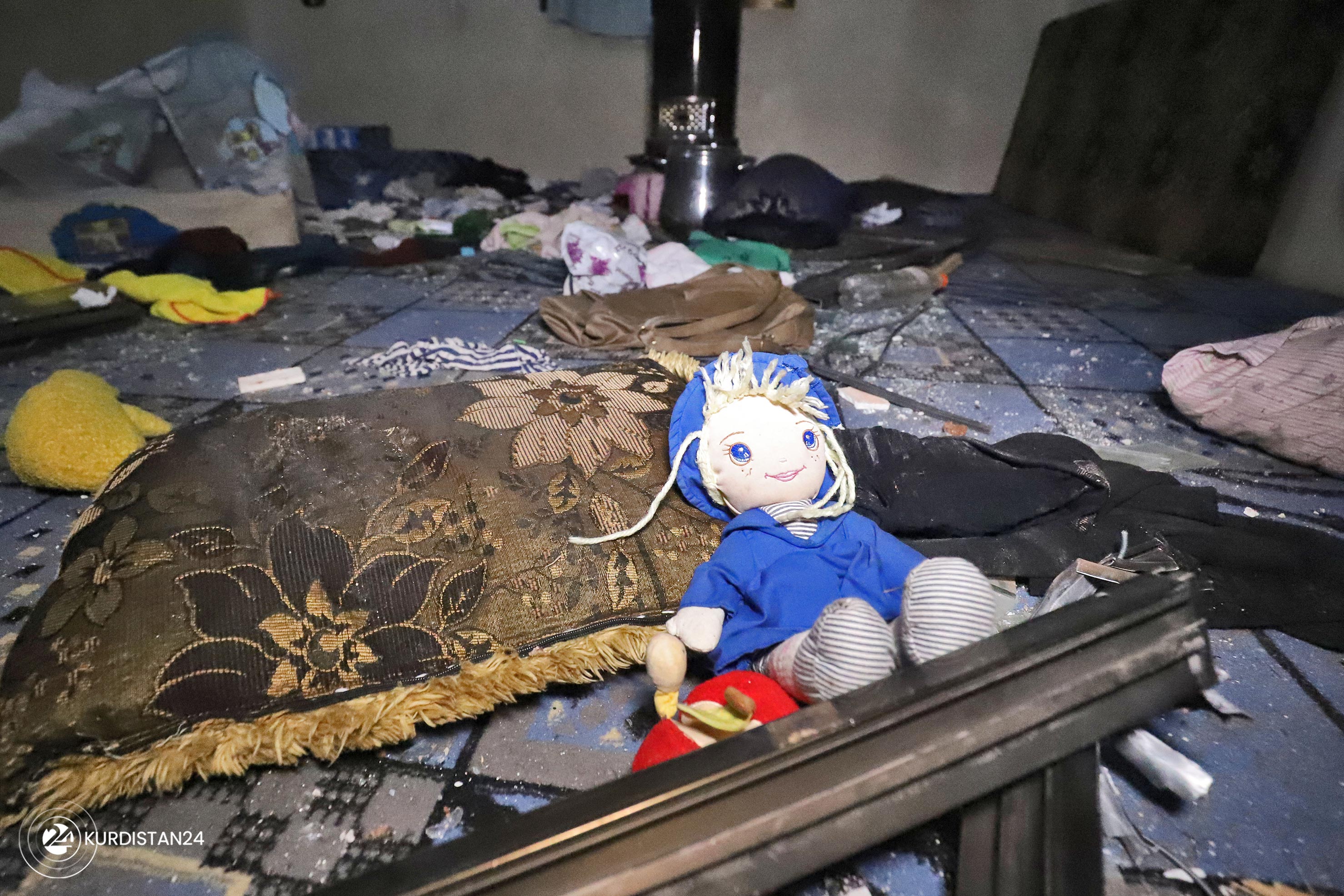 The scene following an overnight raid by US special operations forces against suspected jihadists, Feb. 3, 2022. (Photo: AbdulAziz Ketaz/AFP)